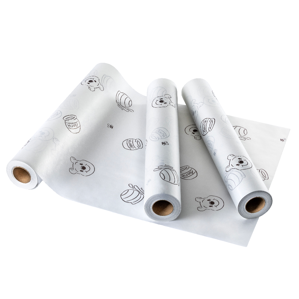 HALYARD* Pediatric Exam Table Paper is printed throughout with Disney Winnie the Pooh characters, perfect for coloring in with crayons or colored pencils.