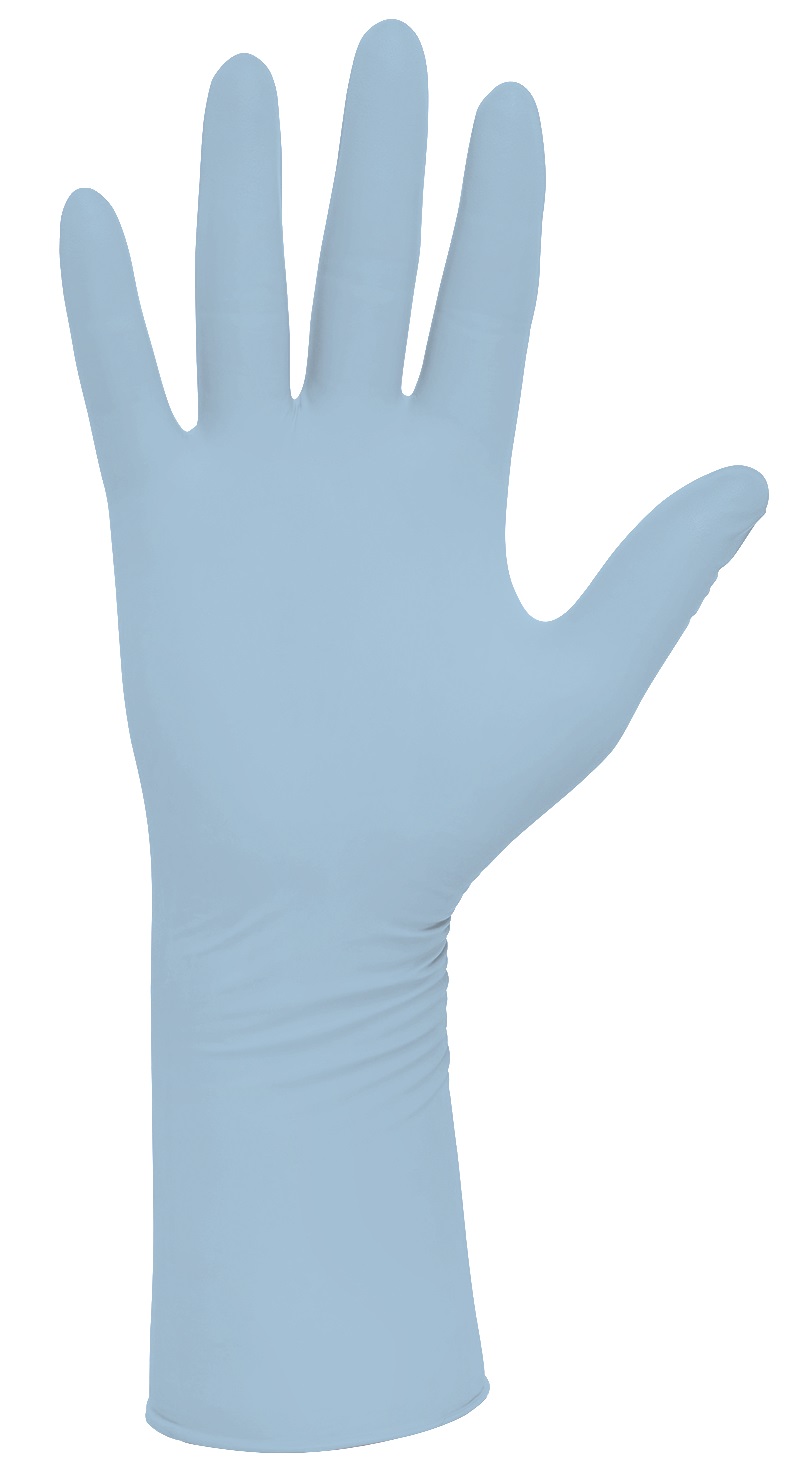 PUREZERO Cleanroom Nitrile Glove Light Blue