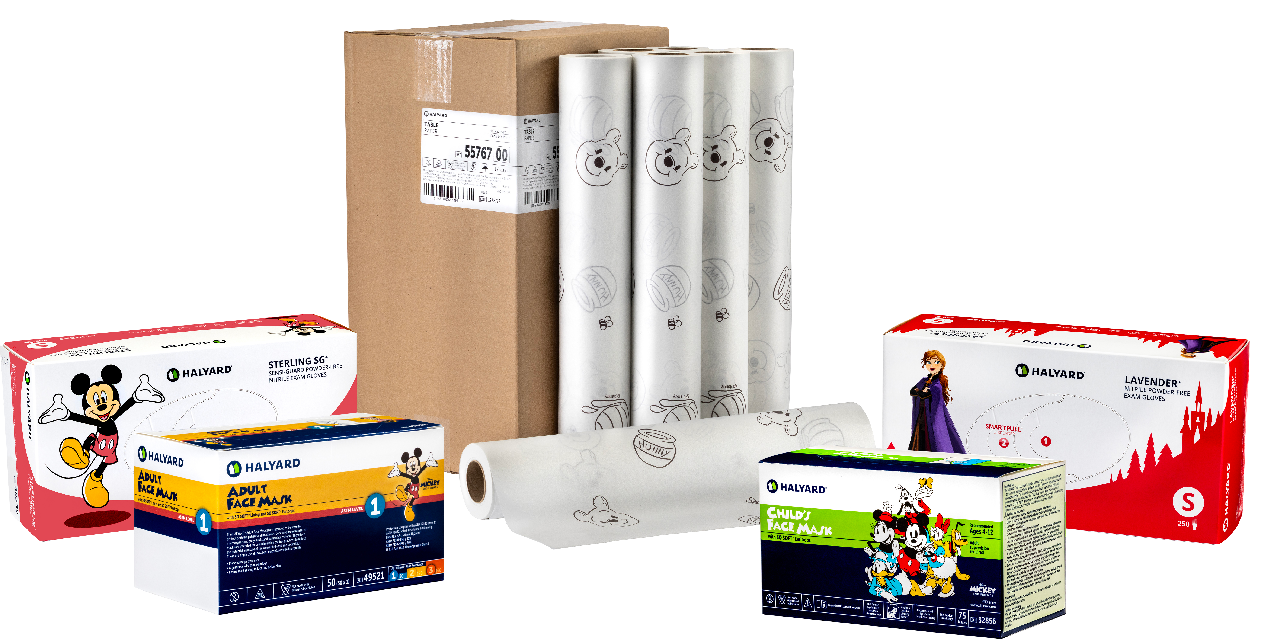 HALYARD* Products with Disney characters Can Help Bring Comfort to Pediatric Care