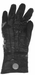 Early rubber surgical glove worn at Johns Hopkins - Alan Mason Chesney Medical Artchives of The Johns Hopkins Medical Institutions Early rubber surgical glove worn at Johns Hopkins - Alan Mason Chesney Medical Artchives of The Johns Hopkins Medical Institutions