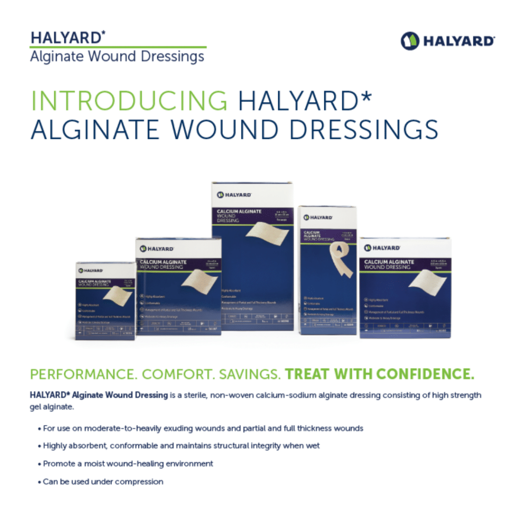 HALYARD Alginate Wound Dressings