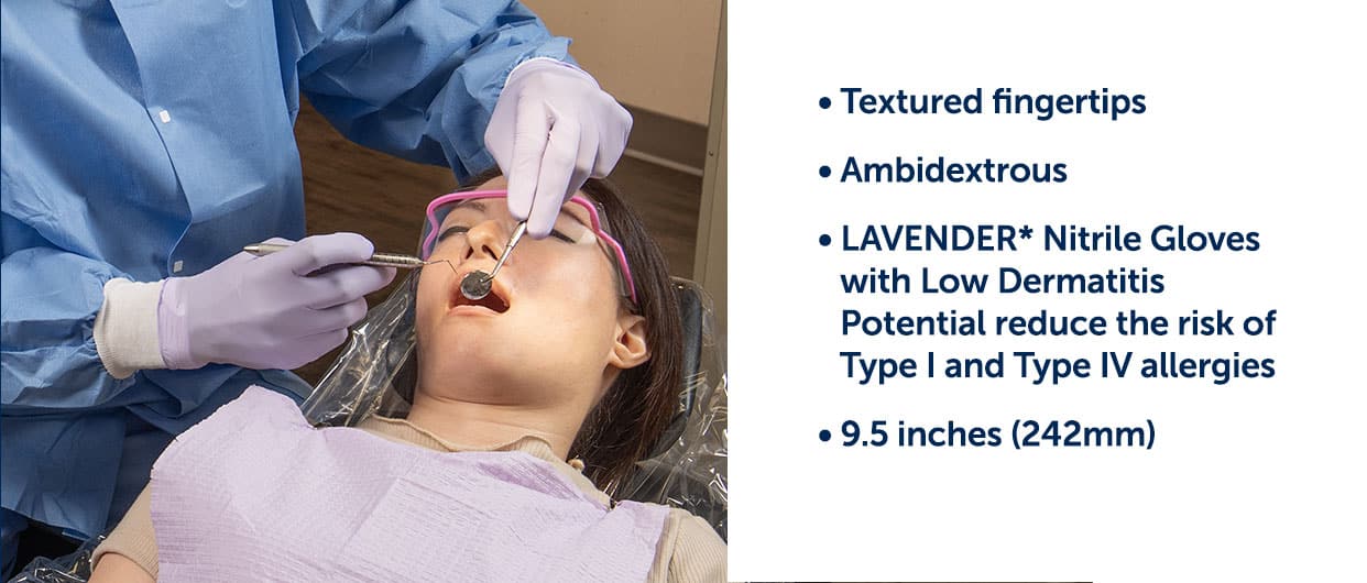 HALYARD Dental Exam Glove feature