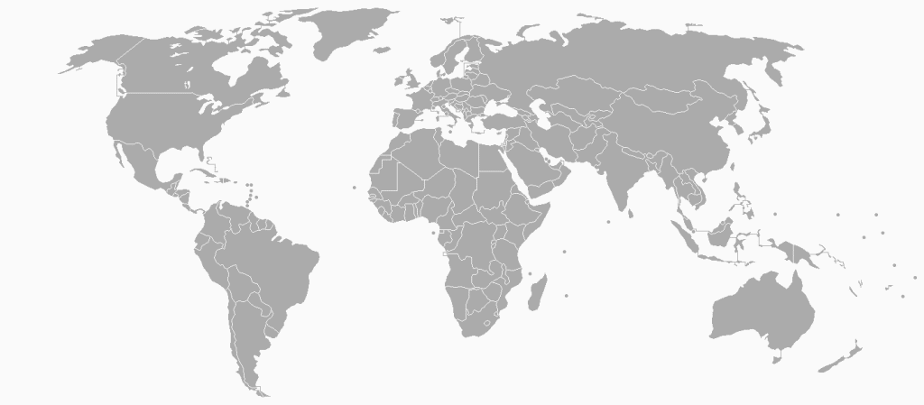 Map of the world